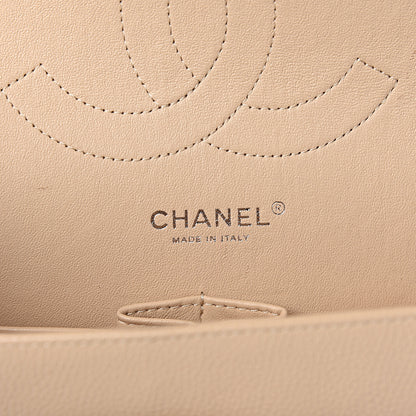 Chanel Caviar Quilted Jumbo Double Flap Beige Clair 9 of 13