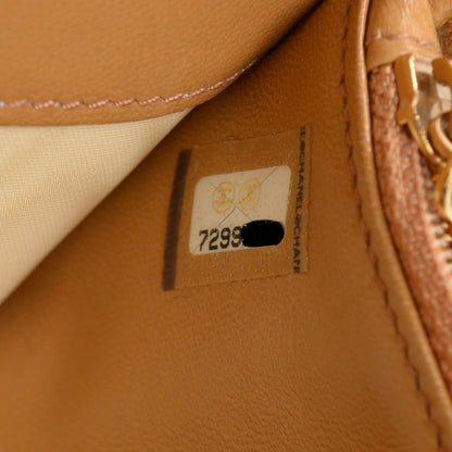 Chanel Lambskin Chocolate Bar Quilted Long Wallet Beige 7 of 8
