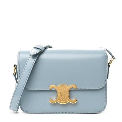 Celine Shiny Calfskin Teen Triomphe California Blue 1 of 14