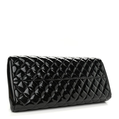 Chanel Patent Quilted Medium Just Mademoiselle Black 4 of 11