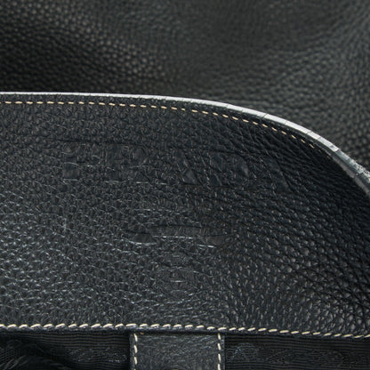 Prada Vitello Daino Shoulder Bag Nero Black 6 of 8