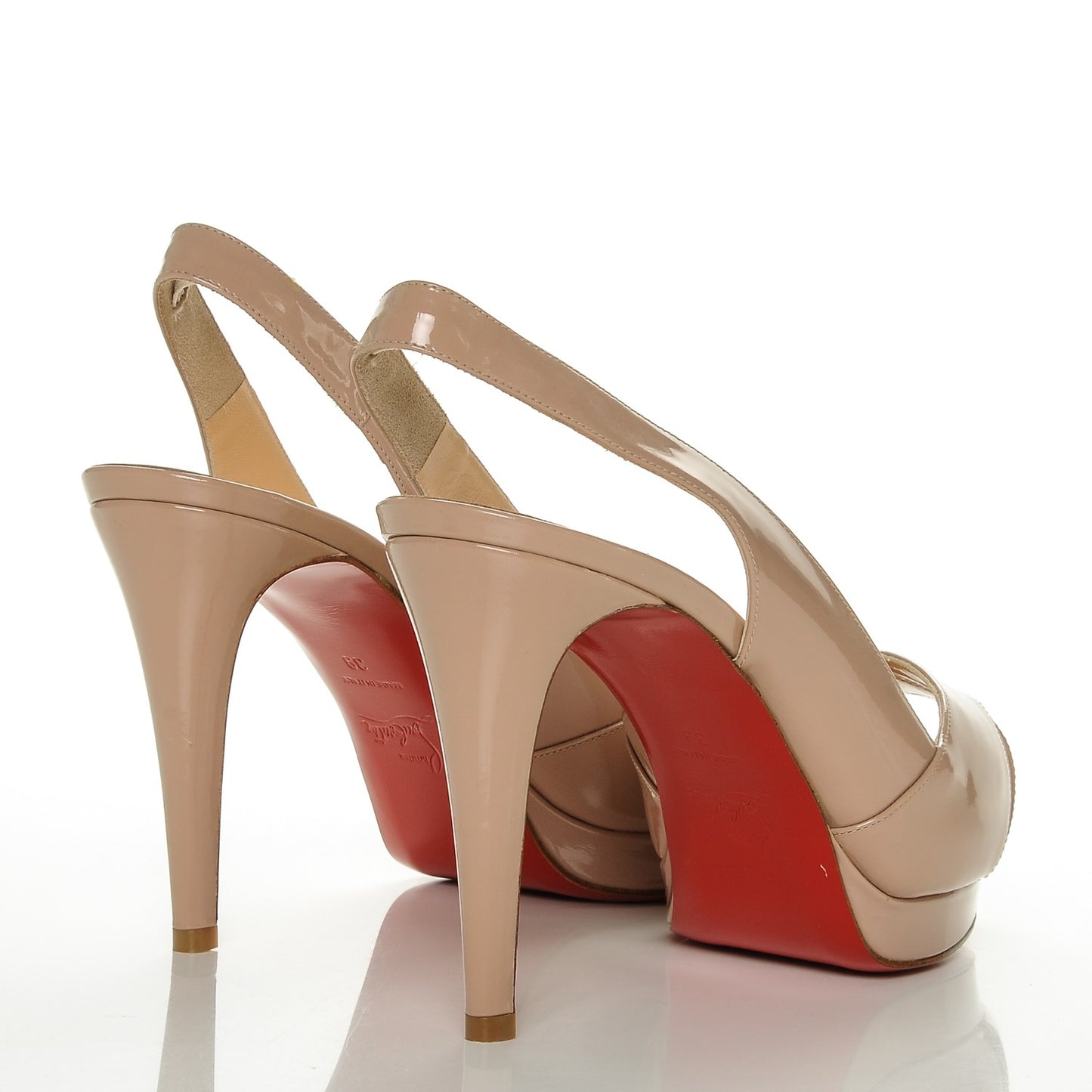 Patent Soso 100 Sandals 39 Nude