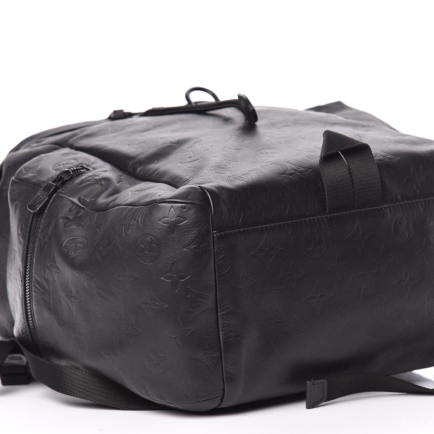 Calfskin Monogram Shadow Discovery Backpack Black
