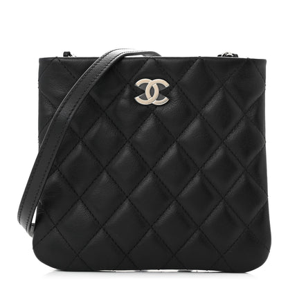 Chanel Calfskin Quilted Crossbody Bag Black 1 of 10