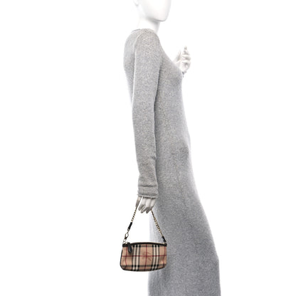 Burberry Haymarket Check Clara Pochette Chocolate 2 of 10