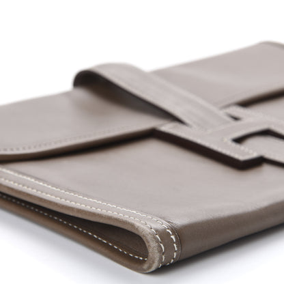 Hermes Box Jige PM Clutch Etoupe 5 of 9