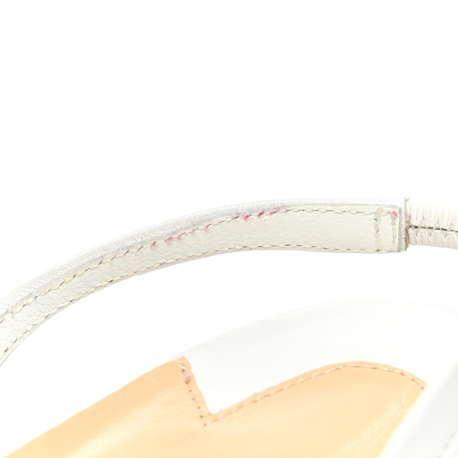 Christian Louboutin Kid Taralita 55 Thong Sandals 36.5 White 8 of 9