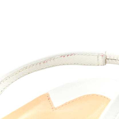 Christian Louboutin Kid Taralita 55 Thong Sandals 36.5 White 8 of 9
