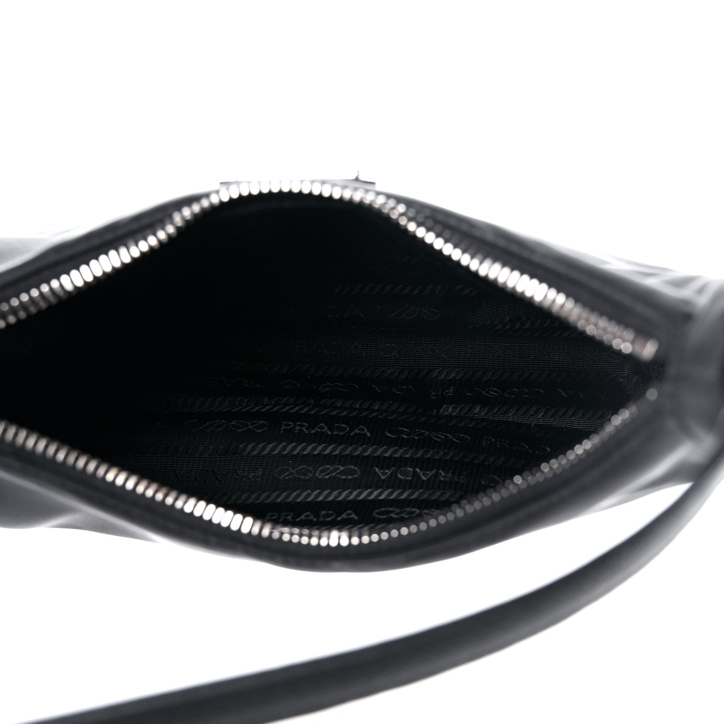 Tessuto Nylon Saffiano Mini Re-Edition 2005 Bag Black