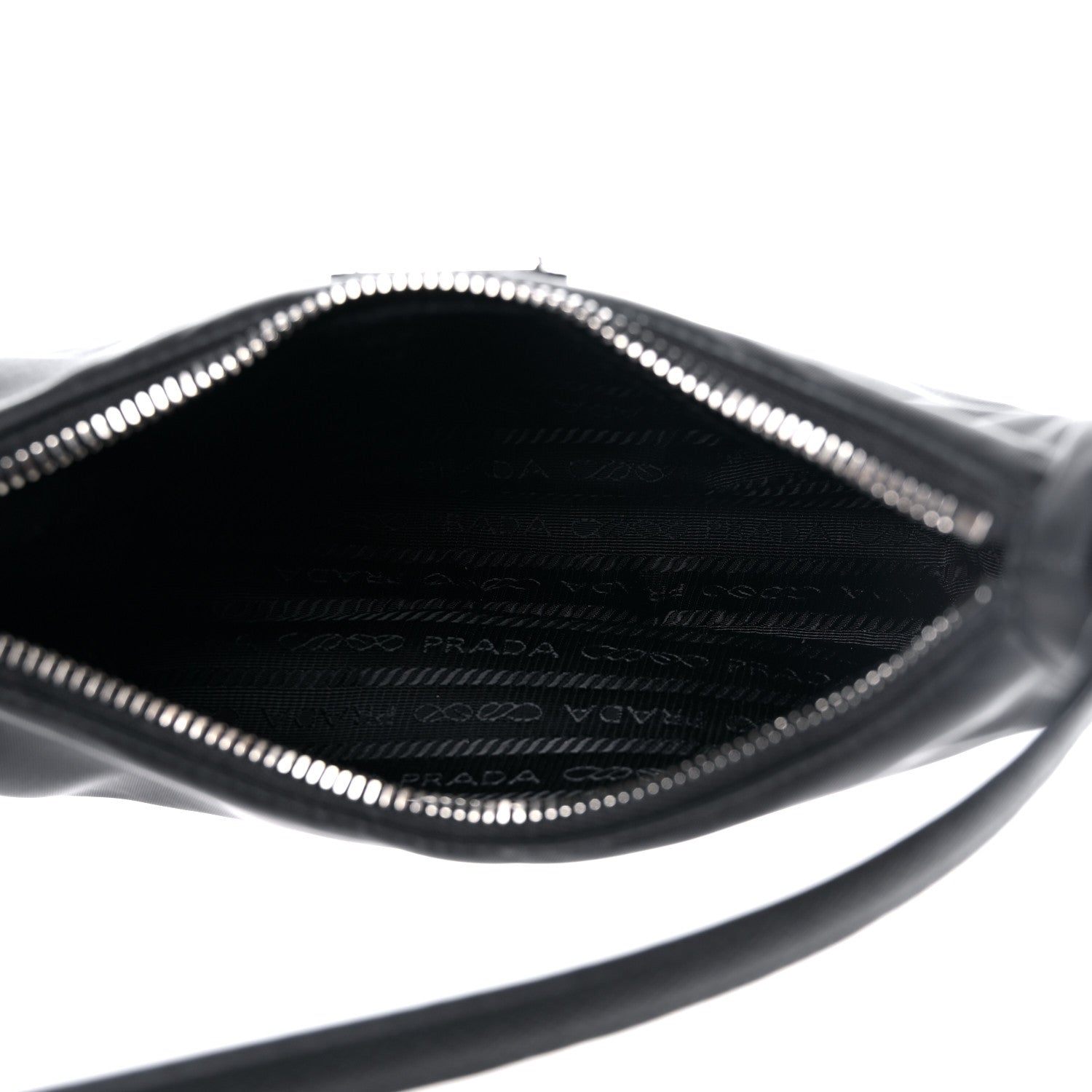 Prada Tessuto Nylon Saffiano Mini Re-Edition 2005 Bag Black 5 of 7