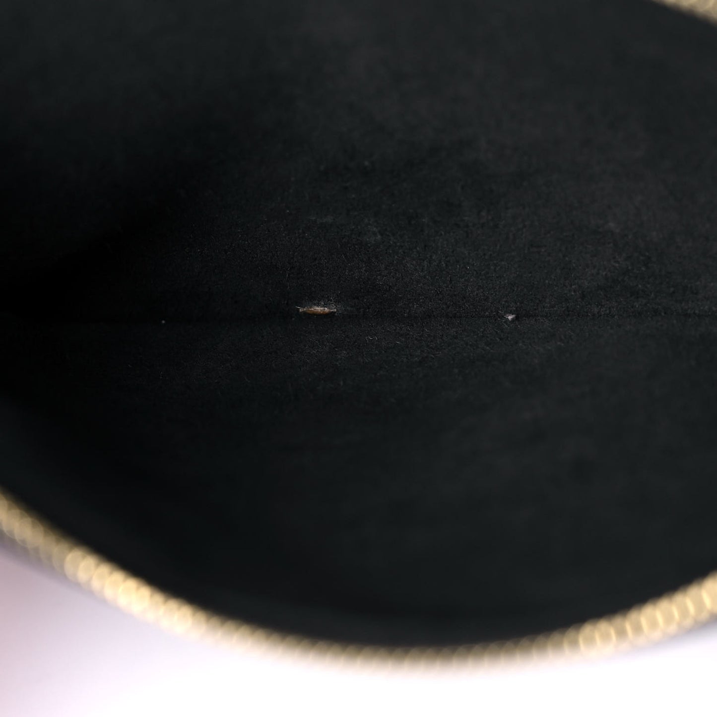 Empreinte Monogram Giant Double Zip Pochette Black Cream