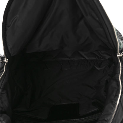 Chanel Nylon Quilted Coco Cocoon Backpack Khaki Black 5 of 9