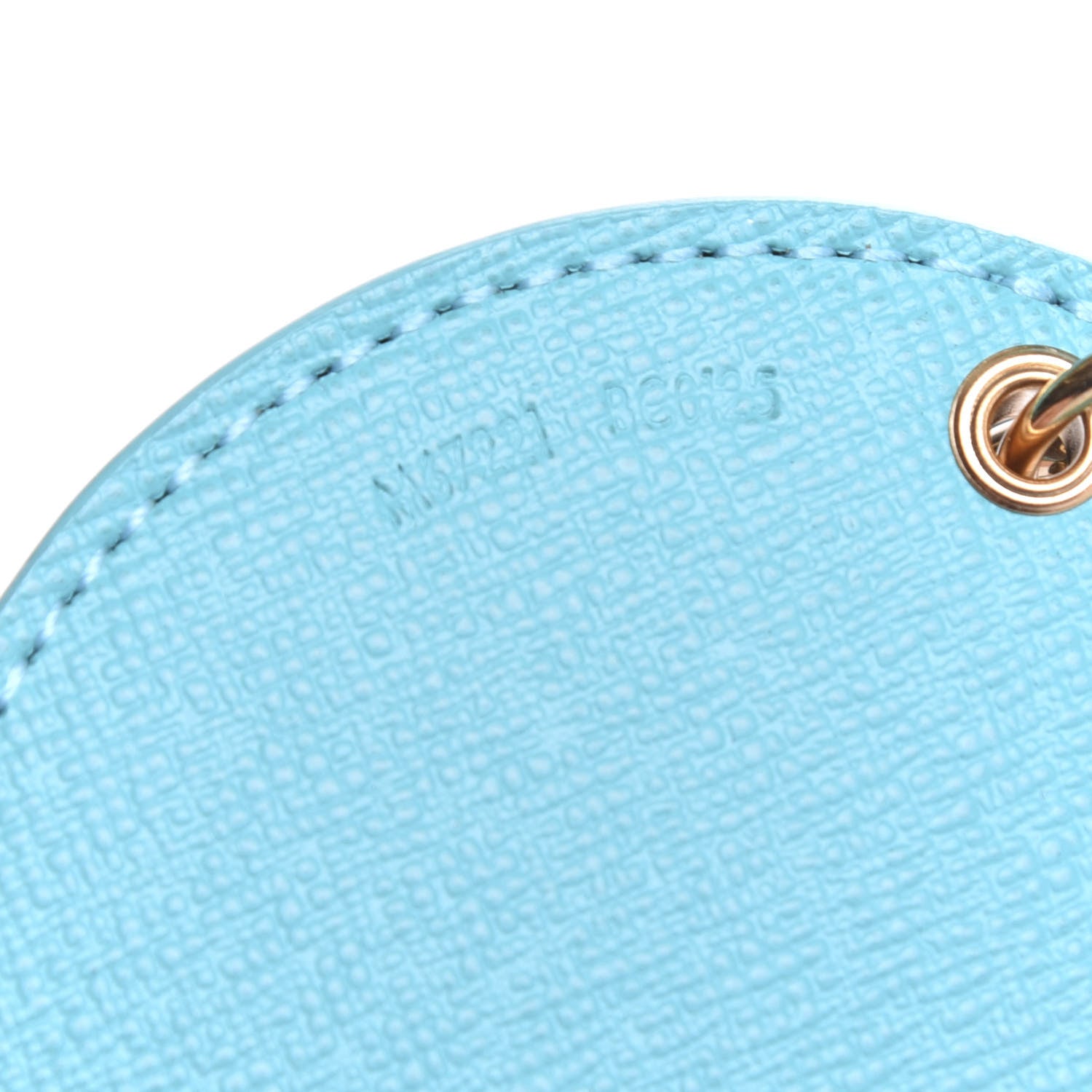 Louis Vuitton Monogram Illustre V Bag Charm Key Ring Turquoise 3 of 3