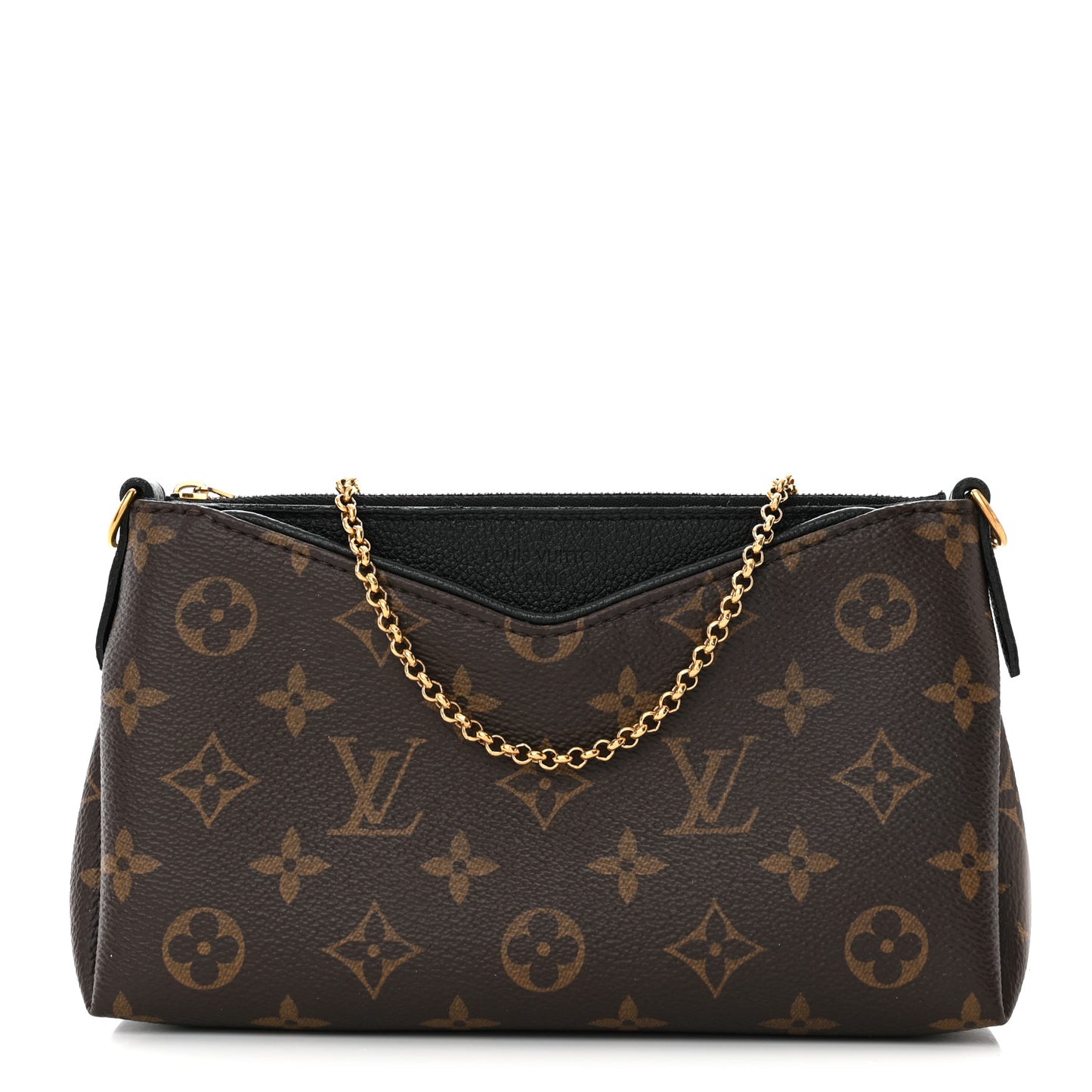 Monogram Pallas Clutch Black