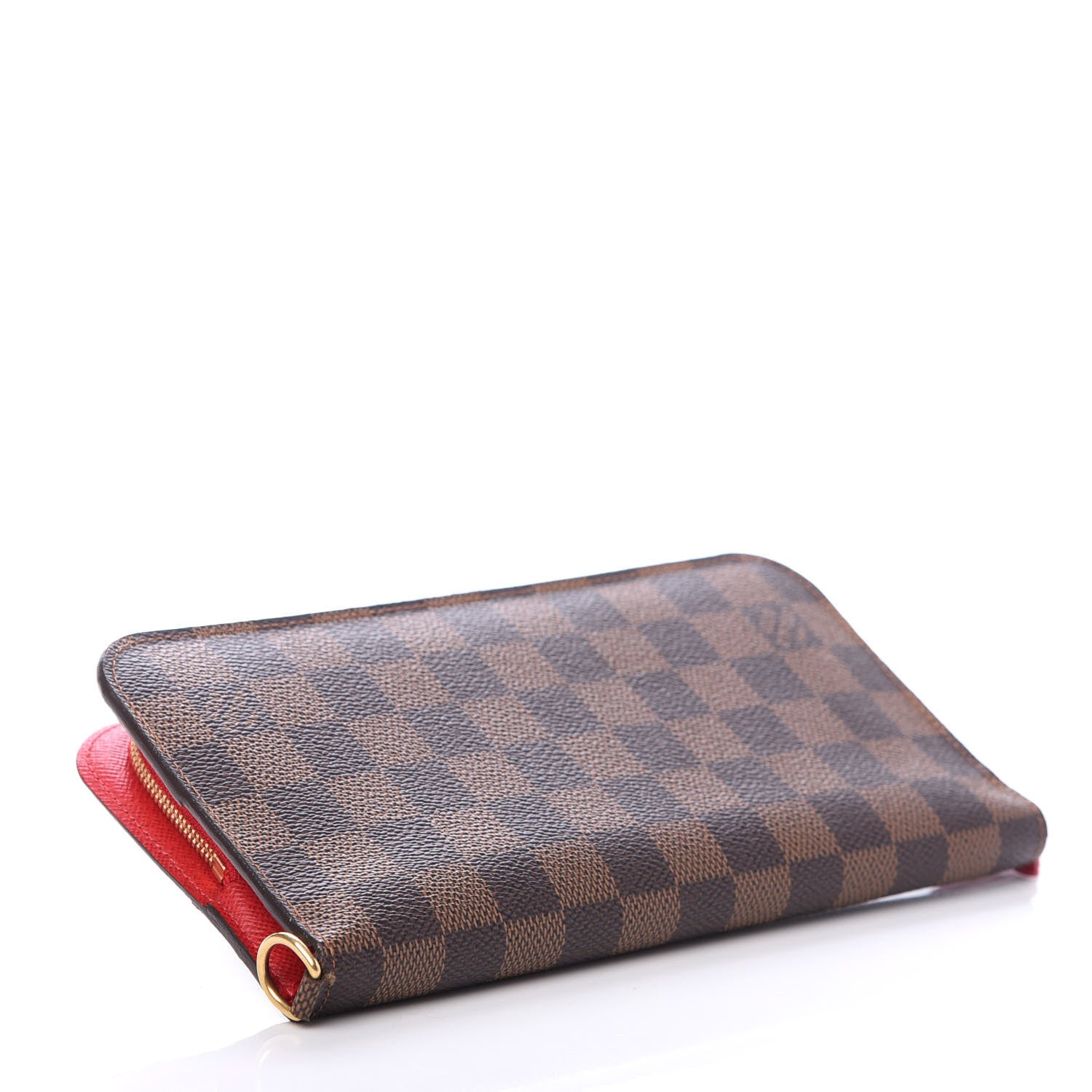 Louis Vuitton Damier Ebene Insolite Wallet Red 4 of 6