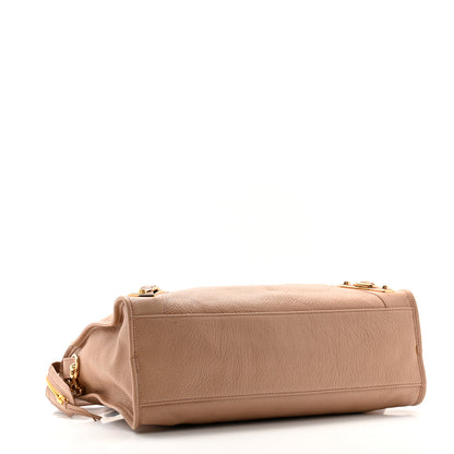 Balenciaga Chevre Gold Metallic Edge Hardware City Rose Des Sables 5 of 11