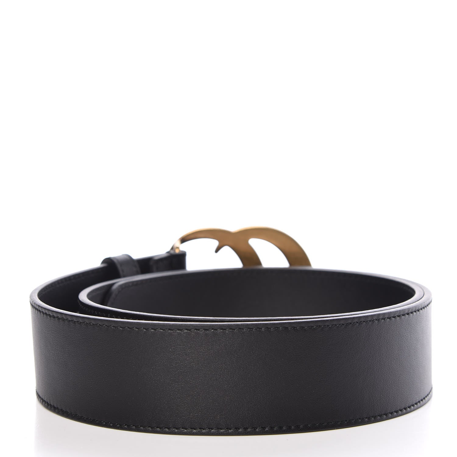 Gucci Calfskin Double G 40mm Belt 85 34 Black 3 of 7