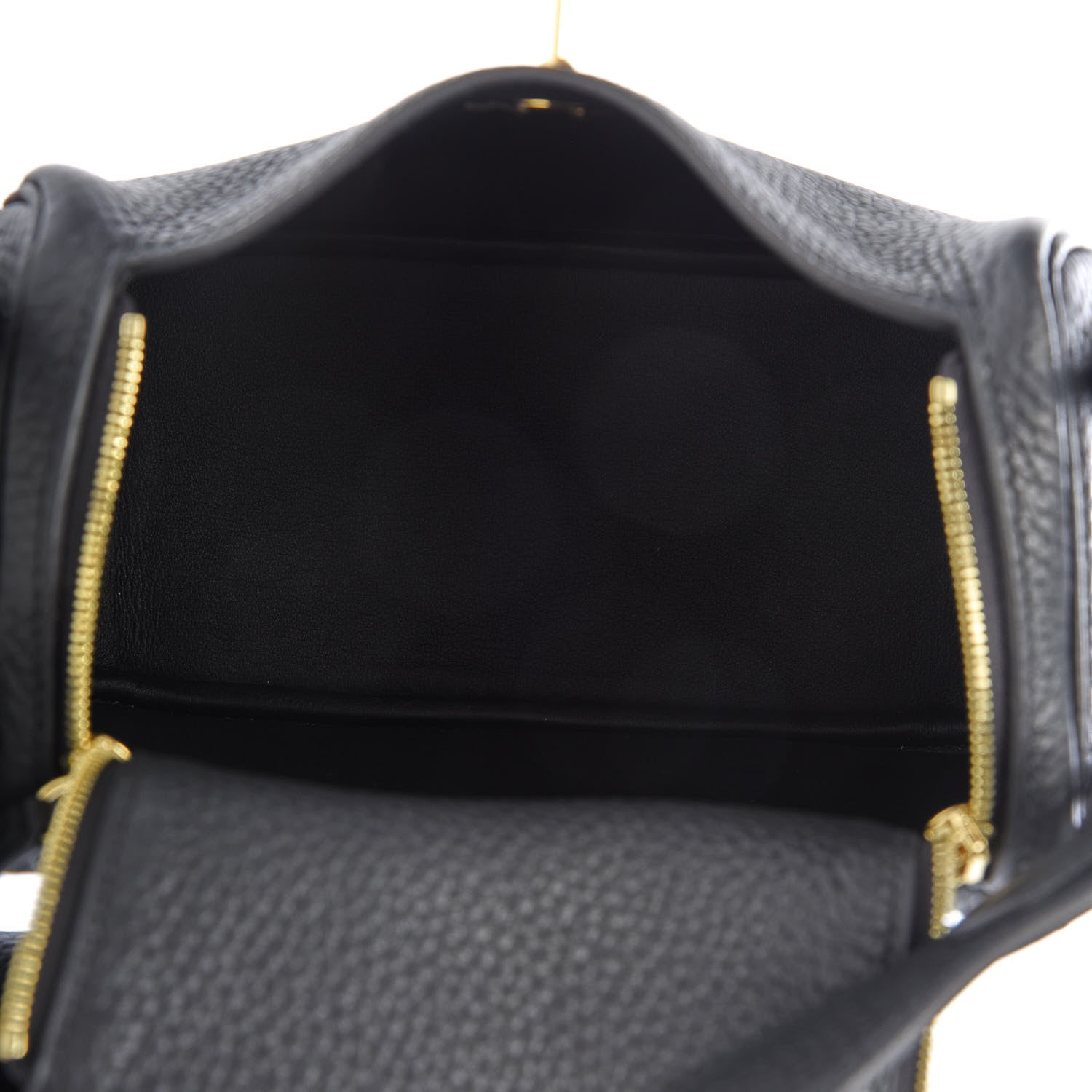 Hermes Taurillon Clemence Mini Lindy 20 Black 5 of 9