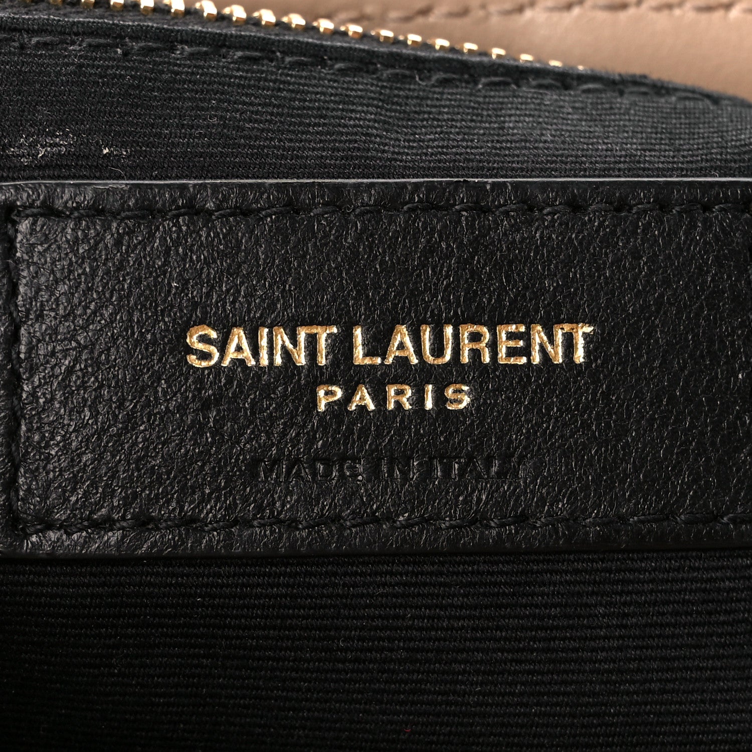 Saint Laurent Calfskin Y Quilted Monogram Medium Loulou Chain Satchel Dark Beige 7 of 11