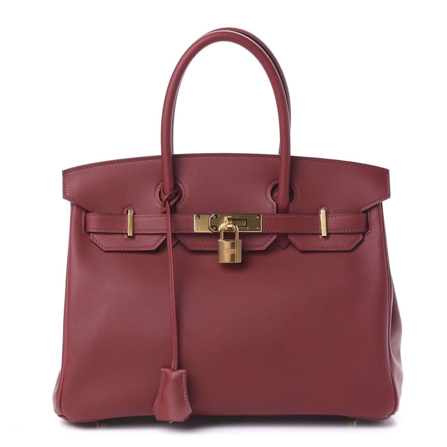 Hermes Veau Jonathan Birkin 30 Rouge Grenat 1 of 11