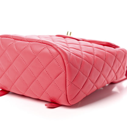 Chanel Lambskin Quilted Mini Urban Spirit Backpack Pink 9 of 10