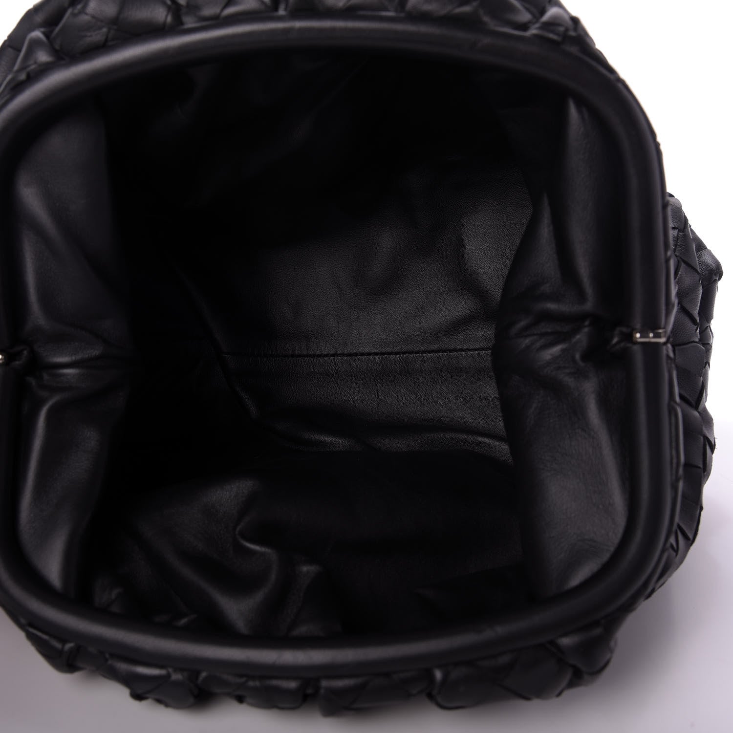Bottega Veneta Nappa Maxi Intrecciato The Pouch Oversized Clutch Black 5 of 11