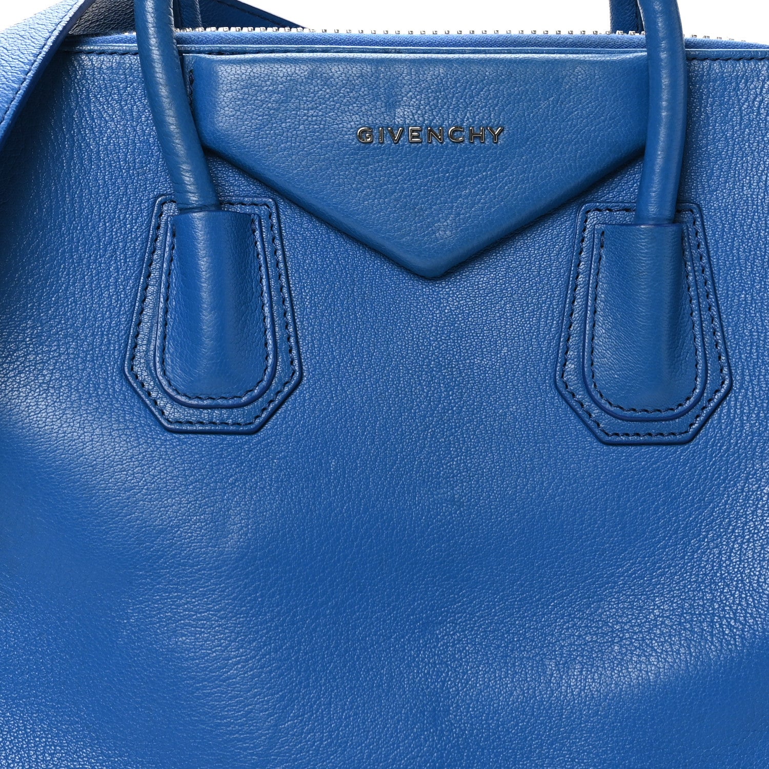 Givenchy Sugar Goatskin Medium Antigona Bright Blue 8 of 10
