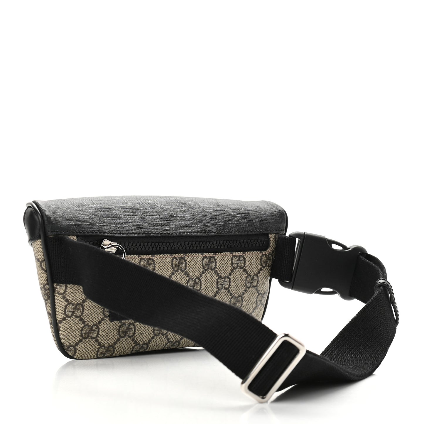 GG Supreme Monogram Belt Bag Black