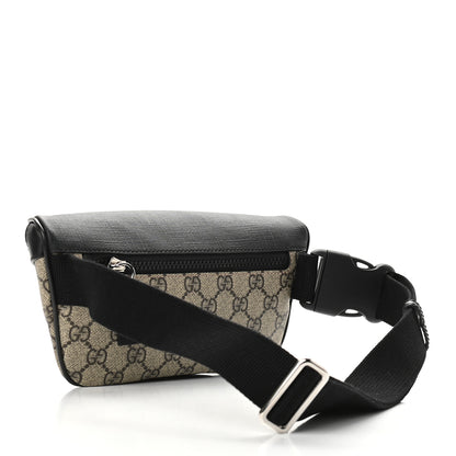 Gucci GG Supreme Monogram Belt Bag Black 3 of 9