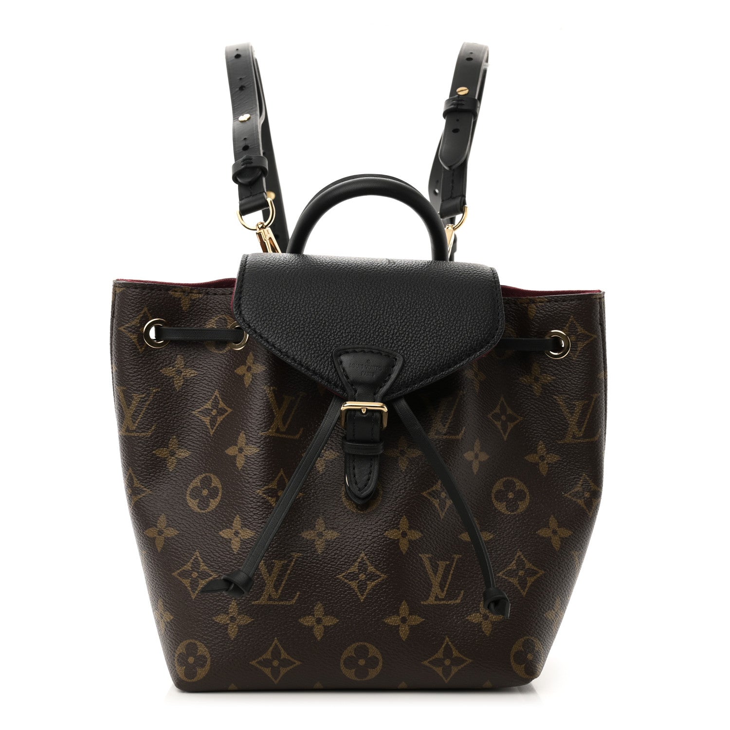 Louis Vuitton Monogram BB Montsouris NM Backpack Black 1 of 9