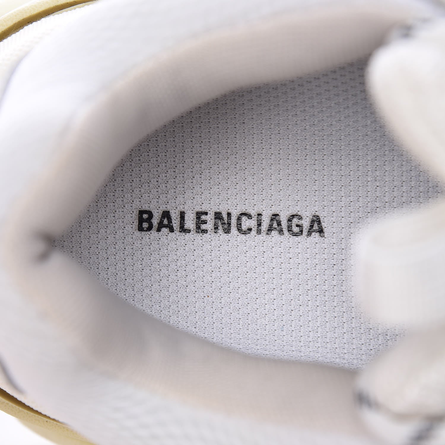 Balenciaga Fabric Mesh Womens Triple S Sneakers 37 White 8 of 14