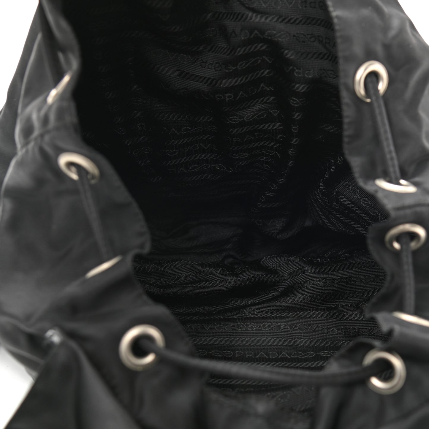 Tessuto Nylon Vela Large Backpack Black