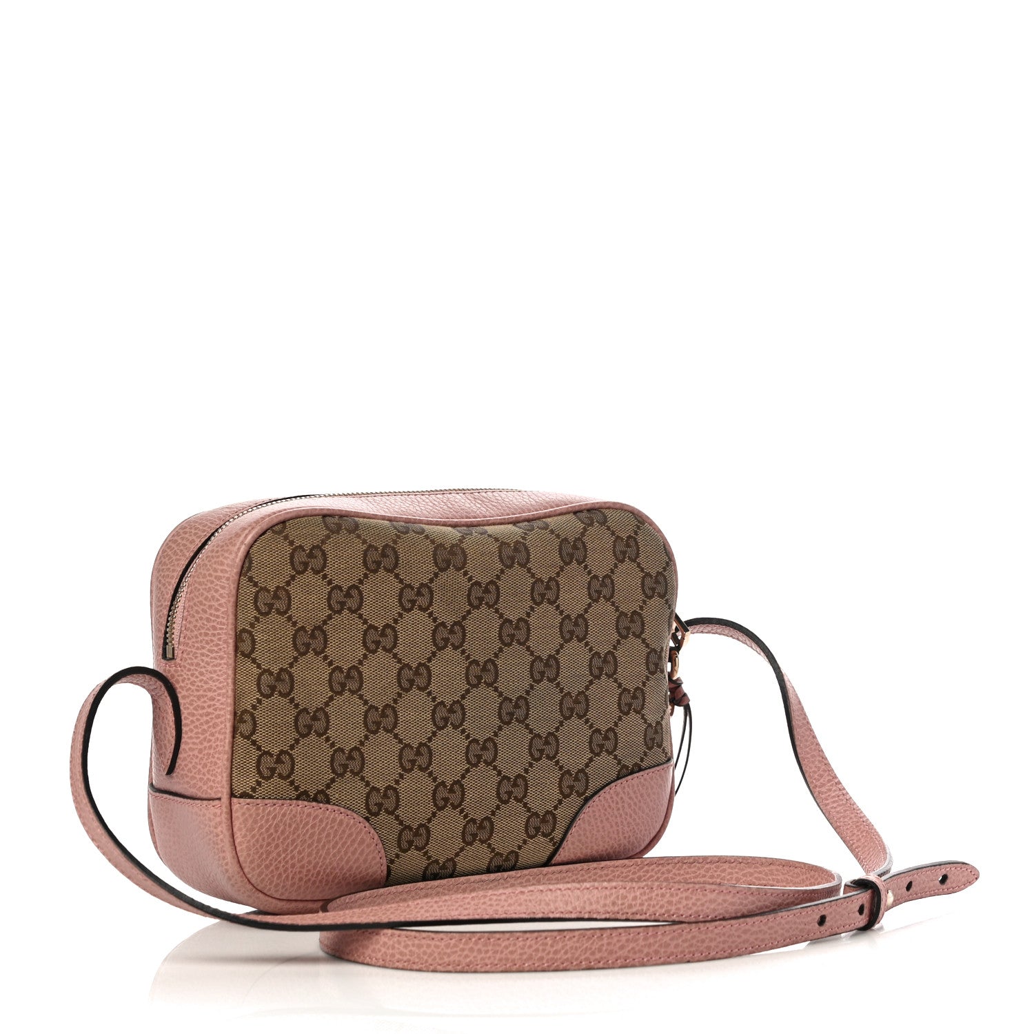 Gucci Monogram Mini Bree Messenger Bag Beige Soft Pink 3 of 18