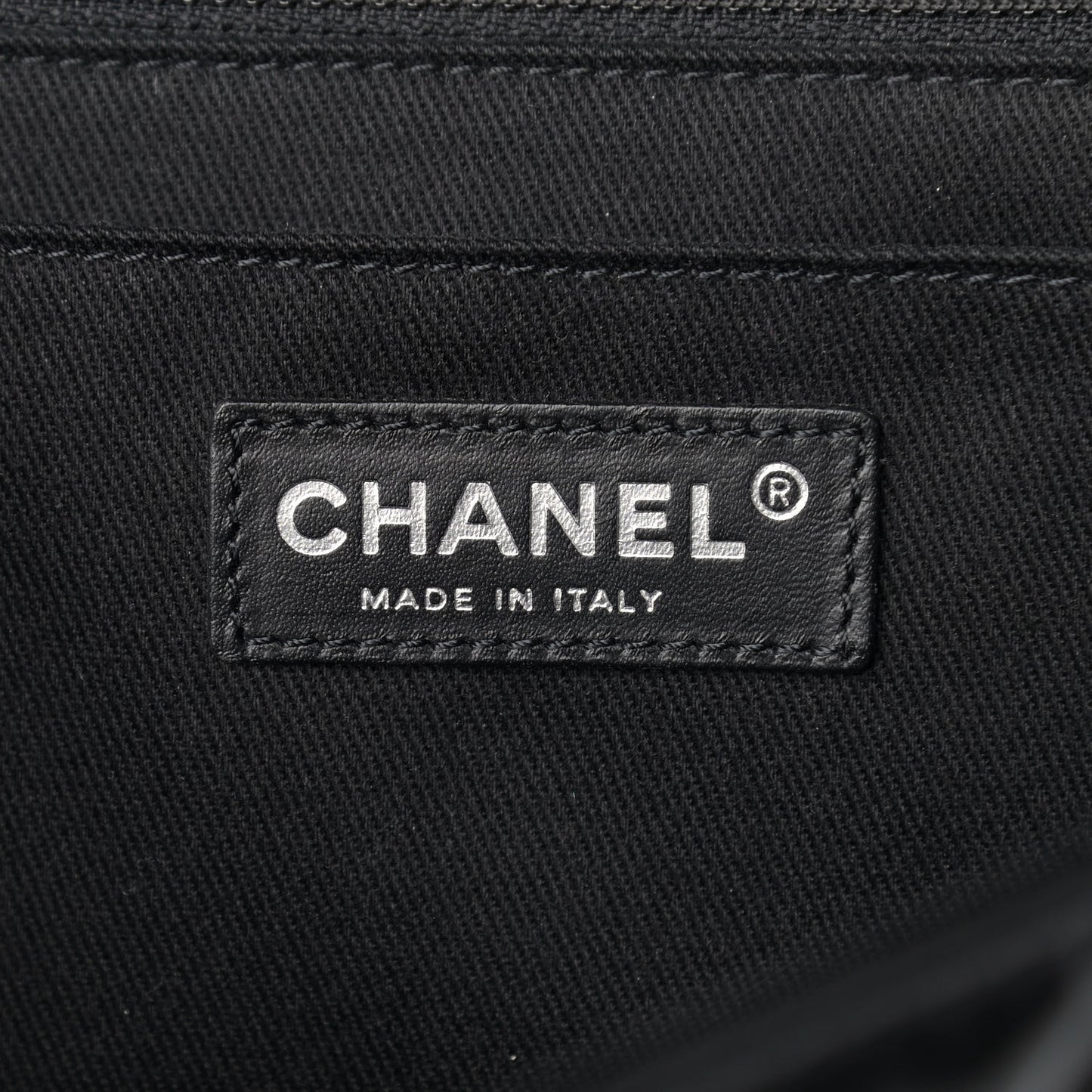 Vinyl Quilted In the Business Flap Bag Black