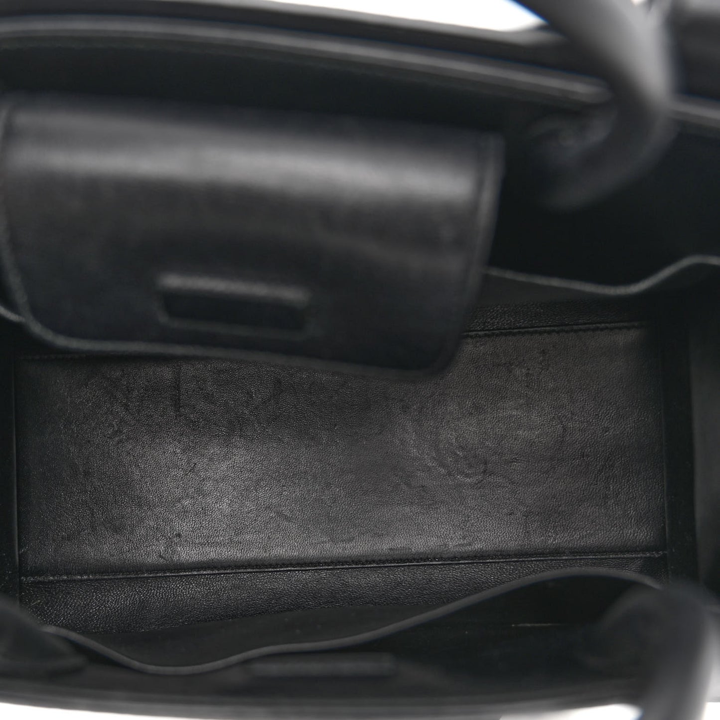 Grained Calfskin Medium Diorever Flap Black