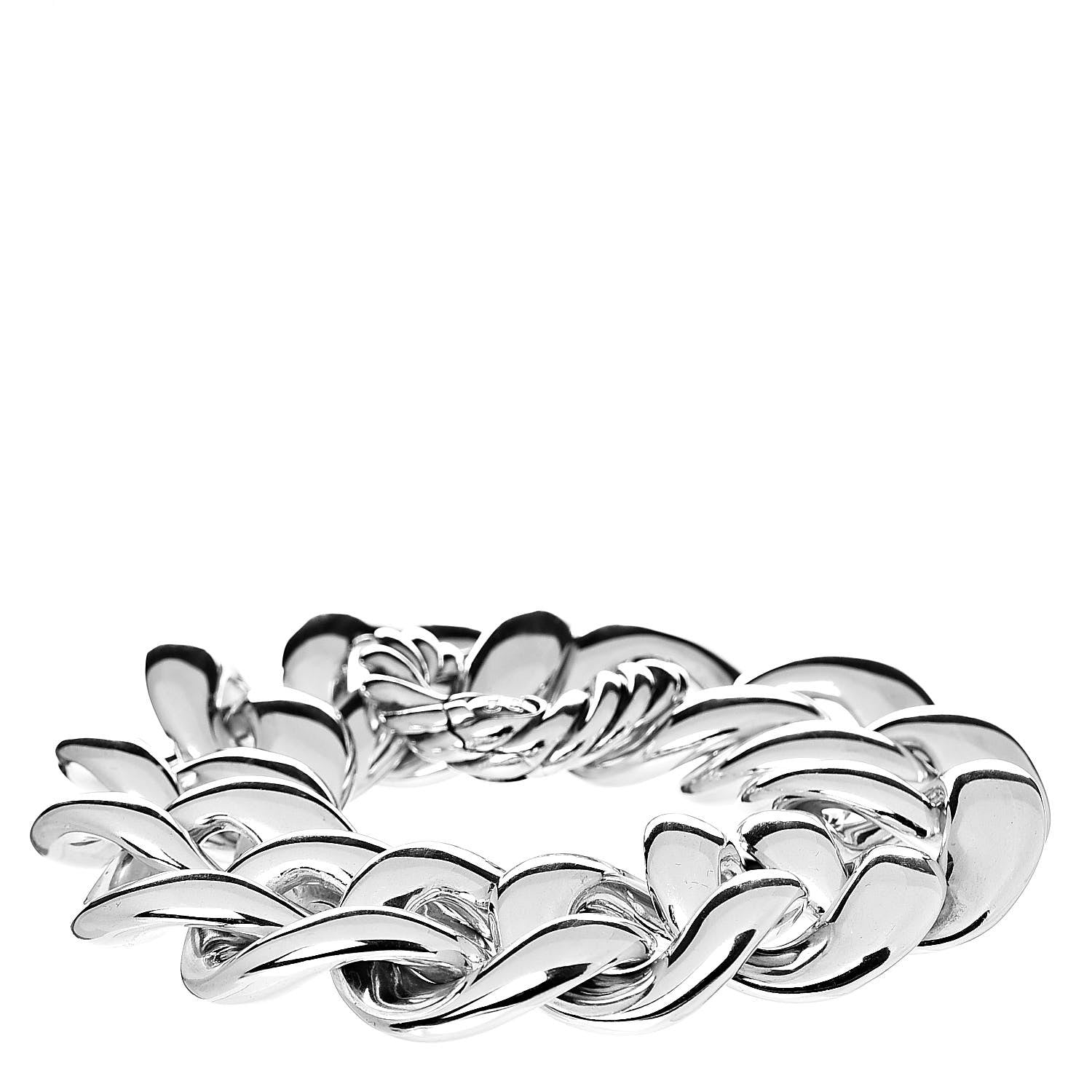 David Yurman Sterling Silver Cordelia Curb Link Bracelet 1 of 4