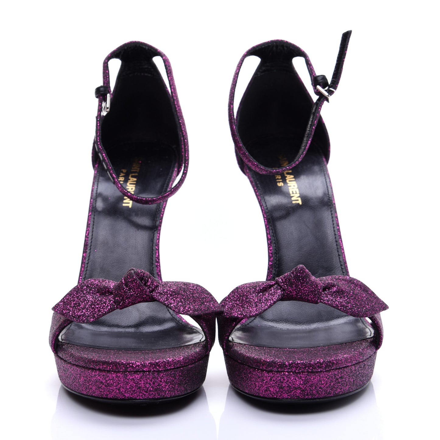Glitter Hall Platform Sandals 39.5 Purple