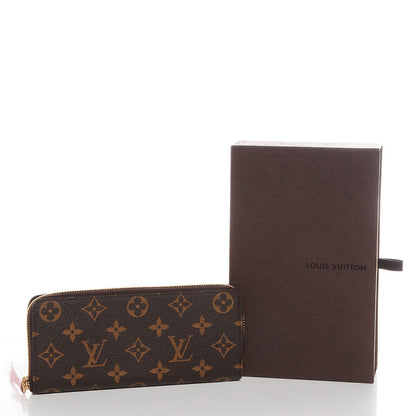 Louis Vuitton Monogram Clemence Wallet Rose Ballerine 8 of 8