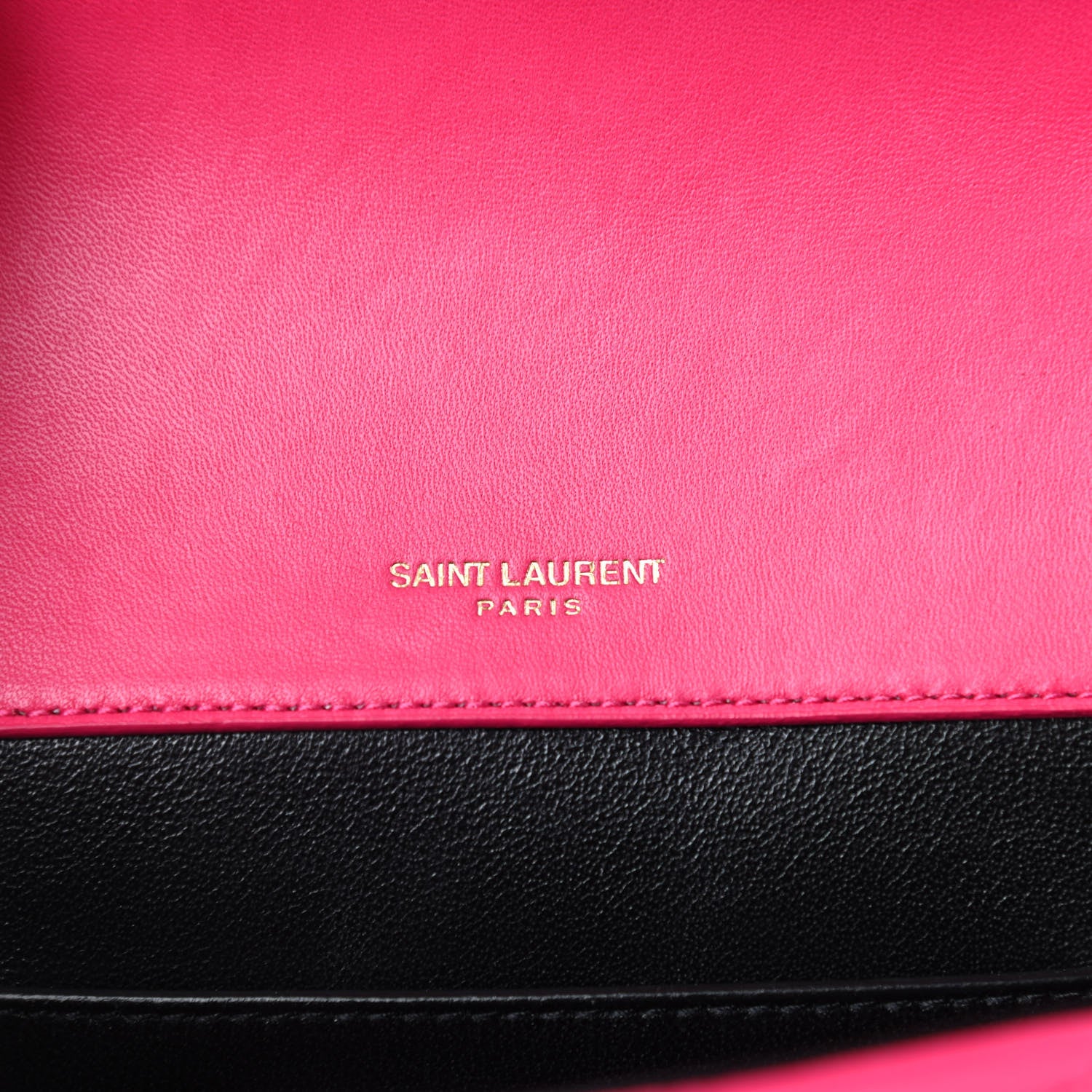 Saint Laurent Lambskin Matelasse Chevron Monogram Small Sulpice Bag Fuchsia 7 of 10
