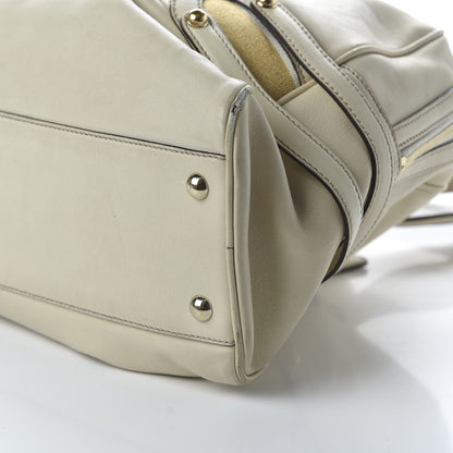 Gucci Calfskin Signature XL Bowler Ivory 7 of 16