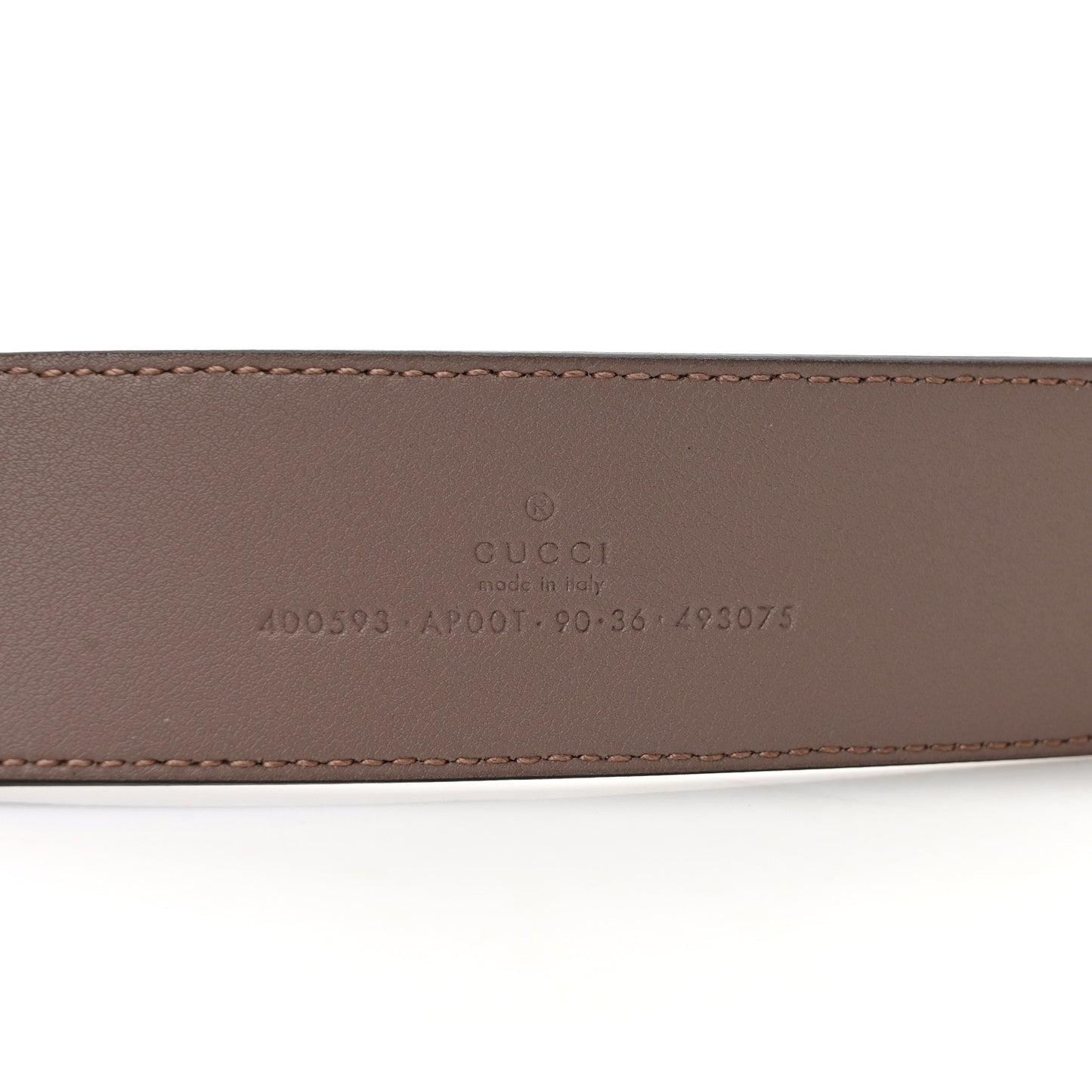 Calfskin Double G 40mm Belt 90 36 Porcelain Rose