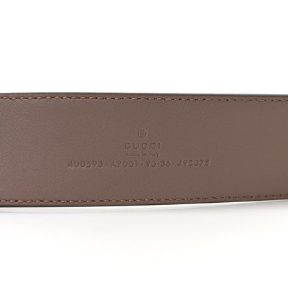 Gucci Calfskin Double G 40mm Belt 90 36 Porcelain Rose 3 of 4