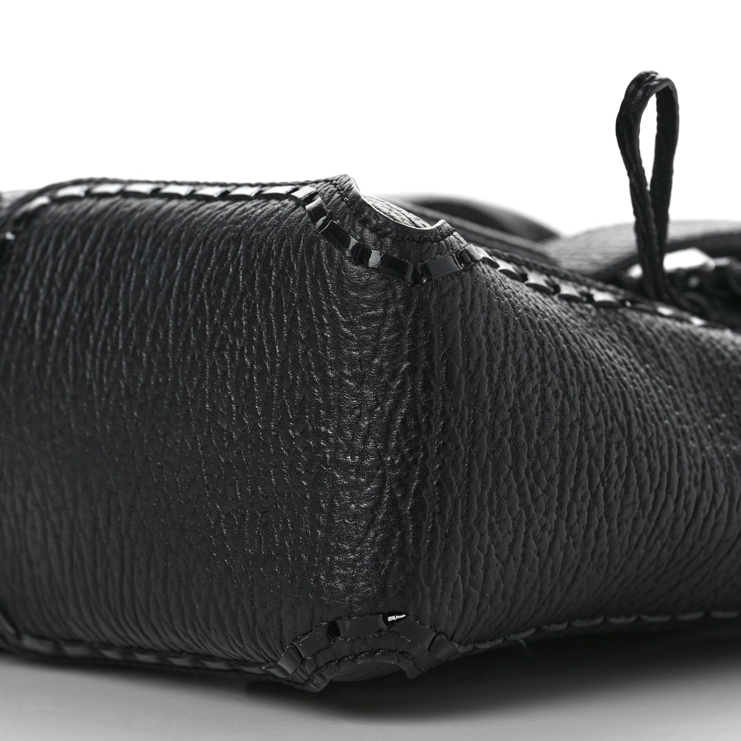 3.1 Phillip Lim Textured Calfskin Mini Whipstitch Pashli Satchel Black 8 of 8