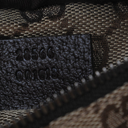Gucci GG Monogram Double Pocket Belt Bag Dark Brown 7 of 7