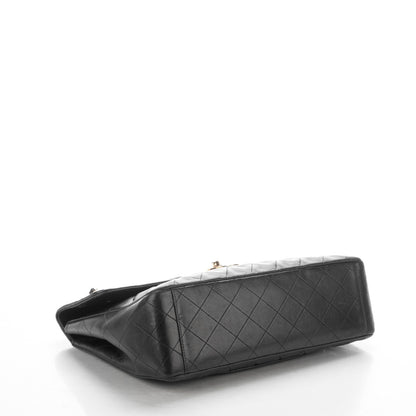 Chanel Lambskin Quilted XL Jumbo Single Flap Black 4 of 9