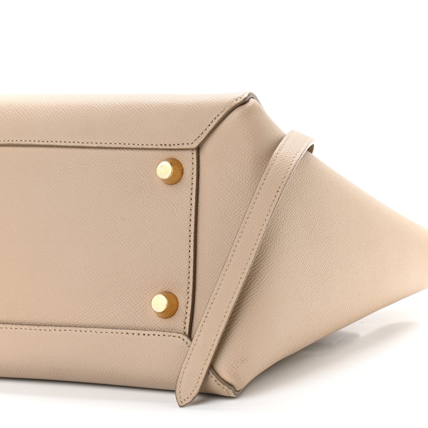 Grained Calfskin Mini Belt Bag Light Taupe