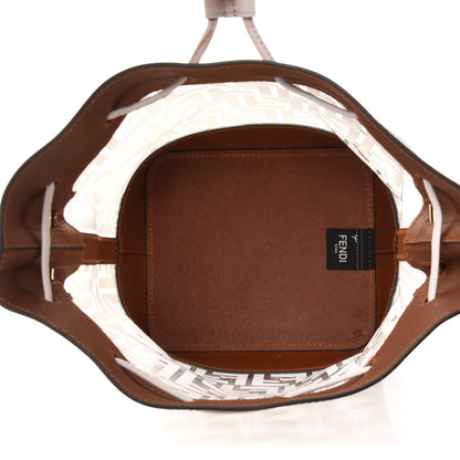 Fendi TPU FF Vitello Aura F is Fendi Grande Mon Tresor Bucket Bag White Cuoio 5 of 10