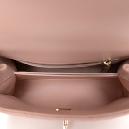 Chanel Caviar Quilted Mini Coco Handle Flap Light Pink 5 of 11