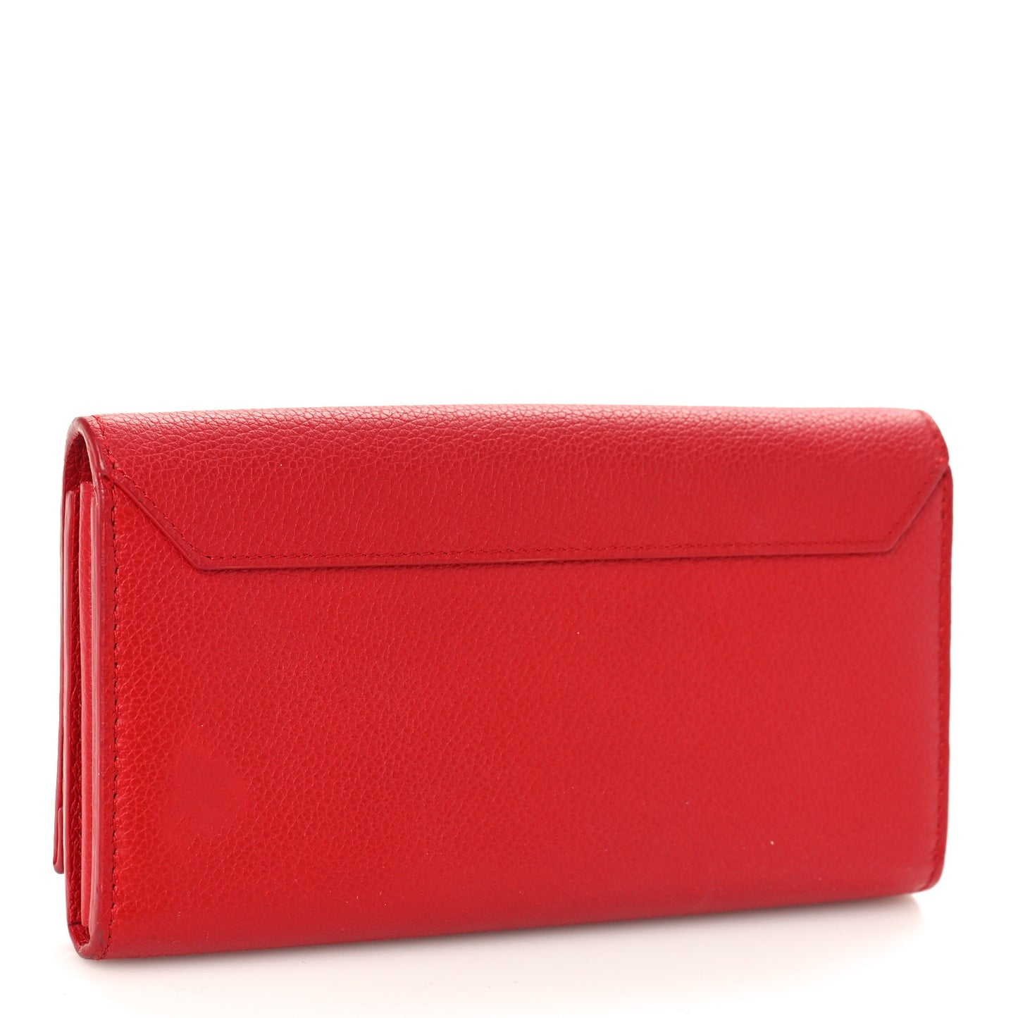 Calfskin Lockme II Wallet Rubis