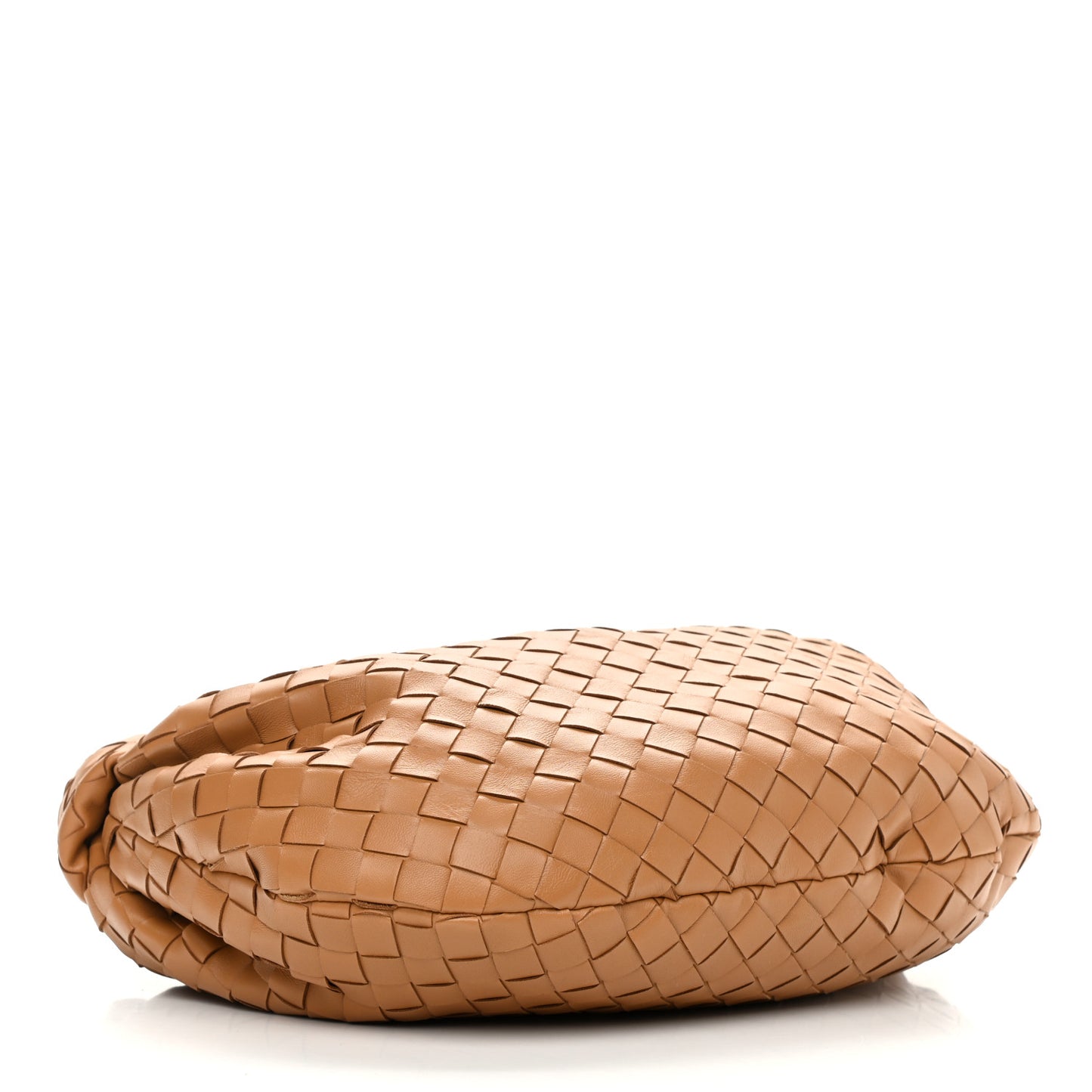 Nappa Intrecciato Teen Jodie Hobo Caramel